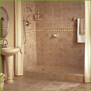 bath and shower tile